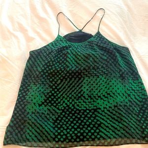 EUC 100% SILK TOP by THEORY